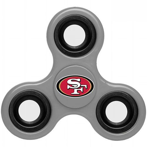 NFL San Francisco 49ers 3 Way Fidget Spinner G14 - Click Image to Close